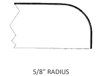 5/8" Radius