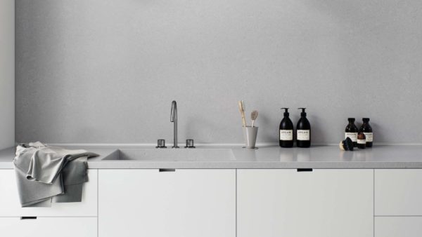 Sink Quartz Colors Flannel Grey 4643 Countertop