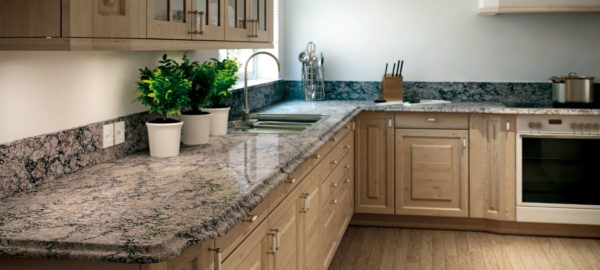 Kitchen With Quartz Colors Himalayan Moon 6611 Countertop View 2
