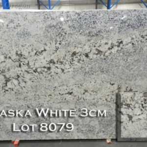 Granite Alaska White (3CM Lot 8079) Countertop Sample