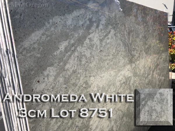 Granite Andromeda White (3CM Lot 8751) Countertop Sample