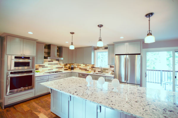 Kitchen With Classic Arctic Countertop