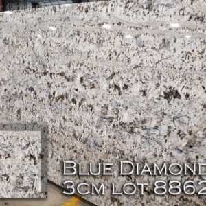 Granite Blue Diamond (3CM Lot 8862) Countertop Sample
