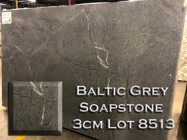 Soapstone Baltic Grey Soapstone (3CM Lot 8513) Countertop Sample