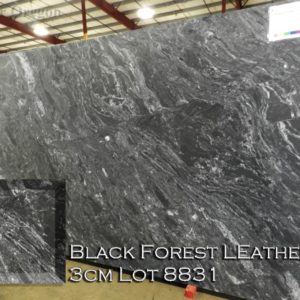 Granite Black Forest Leathered (3CM Lot 8831) Countertop Sample