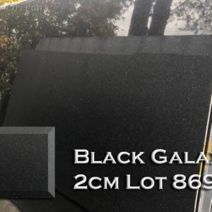 Granite Black Galaxy (3CM Lot 8695) Countertop Sample