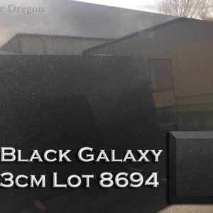 Granite Black Galaxy (3CM Lot 8694) Countertop Sample