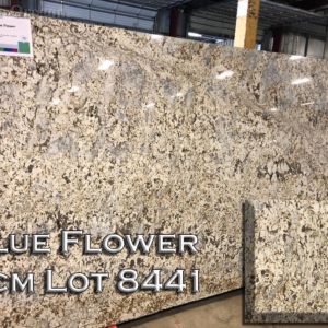 Granite Blue Flower (3CM Lot 8441) Countertop Sample