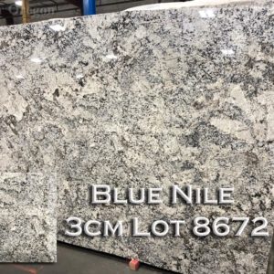 Granite Blue Nile (3CM Lot 8672) Countertop Sample
