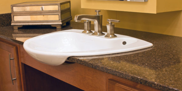 Sink With Classic Bourbon Countertop