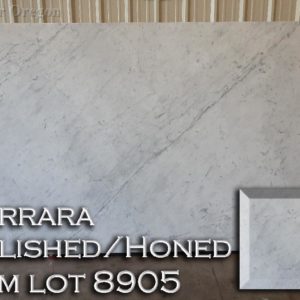 Marble Carrara Honed/Polished (3CM Lot 8905) Countertop Sample