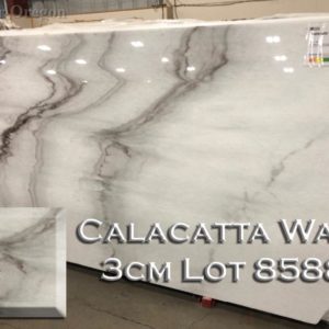Marble Calacatta Wave Marble (3CM Lot 8588) Countertop Sample