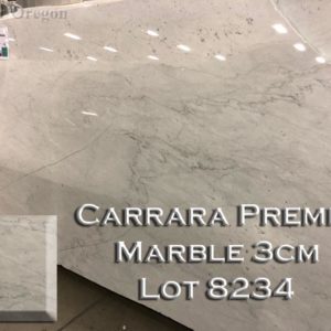 Marble Carrara Premium Marble (3CM Lot 8234) Countertop Sample