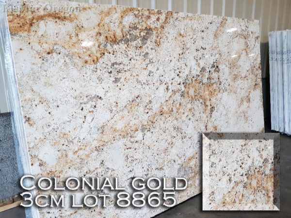 Granite Colonial Gold (3CM Lot 8865) Countertop Sample
