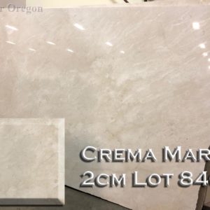 Marble Crema Marfil (3CM Lot 8467) Countertop Sample