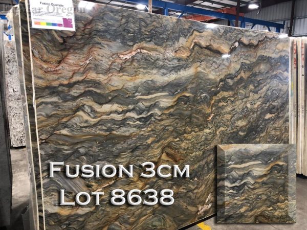 Quartzite Fusion Quartzite (3CM Lot 8638) Countertop Sample