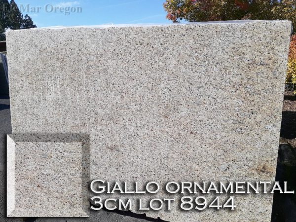 Granite Giallo Ornamental (3CM Lot 8944) Countertop Sample