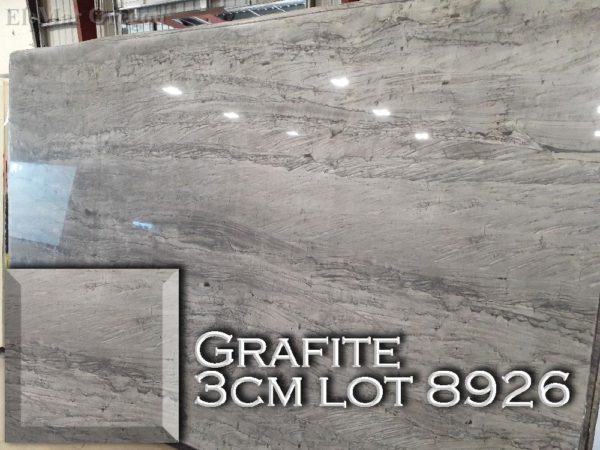Quartzite Grafite (3CM Lot 8926) Countertop Sample