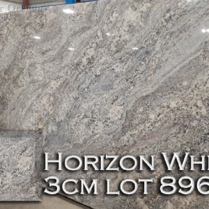 Granite Horizon White (3CM Lot 8968) Countertop Sample