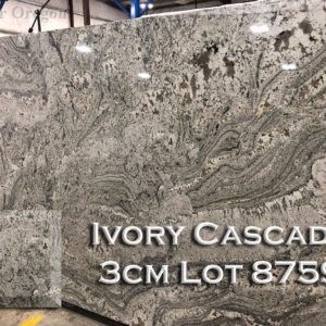 Granite Ivory Cascade (3CM Lot 8759) Countertop Sample