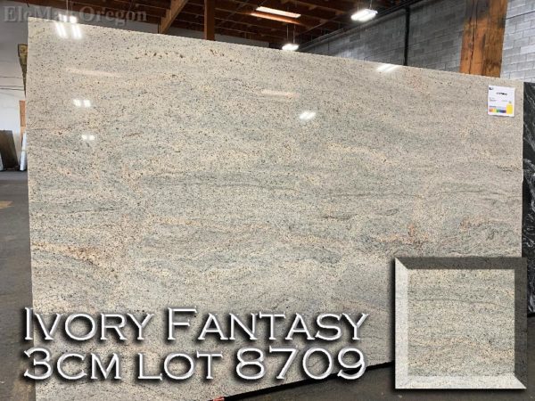 Granite Ivory Fantasy (3CM Lot 8709) Countertop Sample