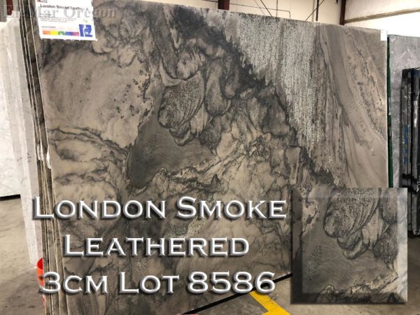 Quartzite London Smoke Leathered Quartzite (3CM Lot 8586) Countertop Sample