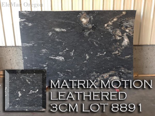 Granite Matrix Leath (3CM  Lot 8891) Countertop Sample