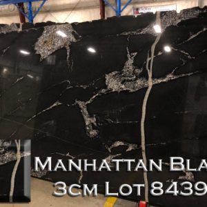 Granite Manhattan Black (3CM Lot 8439) Countertop Sample
