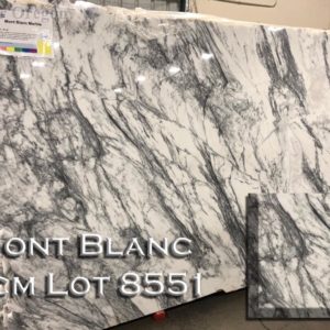 Marble Mont Blanc Marble (3CM Lot 8551) Countertop Sample