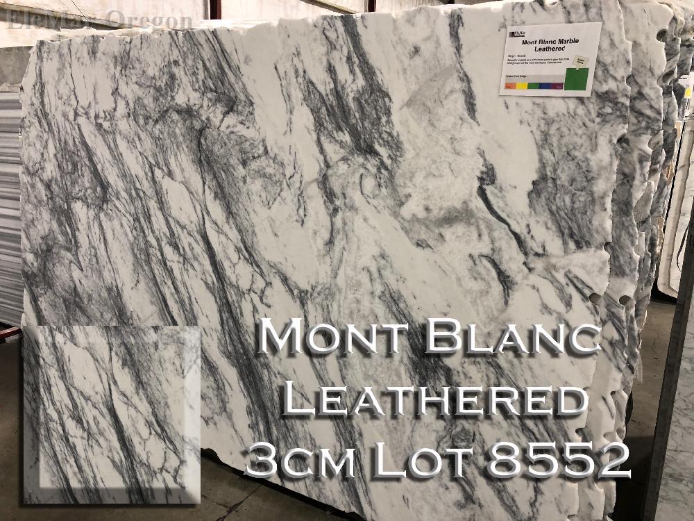 Mont Blanc Marble Leathered 3cm Lot 8552 3cm Stone Modernity