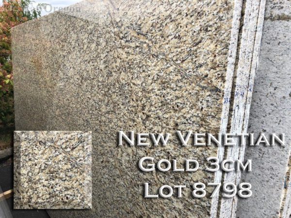 Granite New Venetian Gold (3CM 8798) Countertop Sample