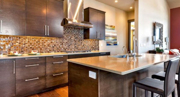 Kitchen With Inspire Canyon Countertop