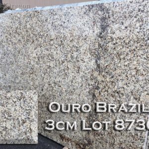 Granite Ouro Brazil (3CM Lot 8730) Countertop Sample