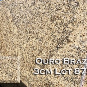 Granite Ouro Brazil (3CM Lot 8757) Countertop Sample