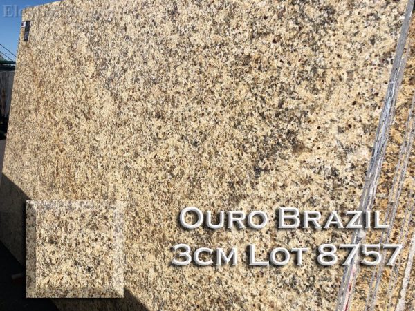 Granite Ouro Brazil (3CM Lot 8757) Countertop Sample