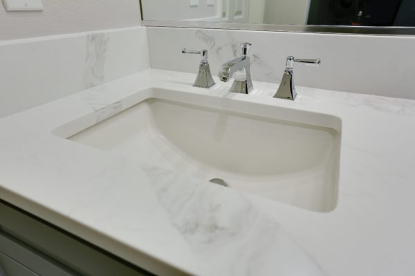 Sink With Natural Borghini Countertop