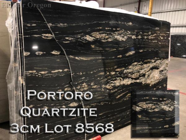 Quartzite Portoro Quartzite (3CM Lot 8568) Countertop Sample