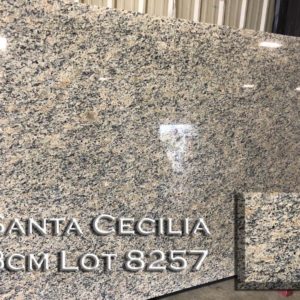 Granite Santa Cecilia (3CM Lot 8257) Countertop Sample