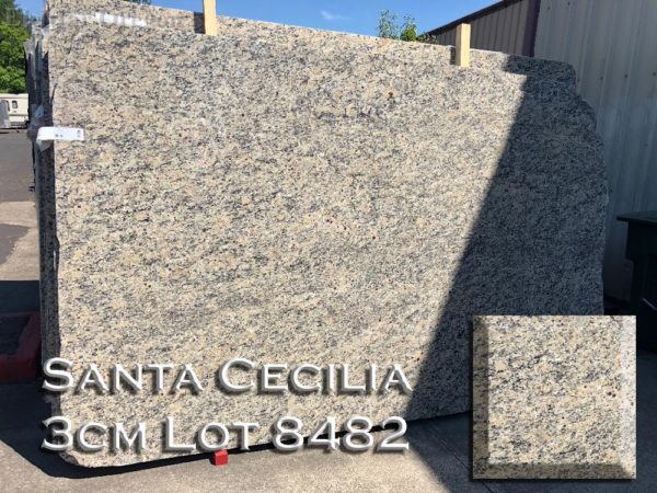 Granite Santa Cecilia (3CM Lot 8482) Countertop Sample