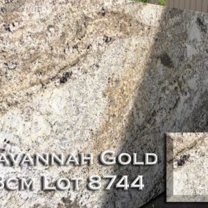 Granite Savannah Gold (3CM Lot 8744) Countertop Sample