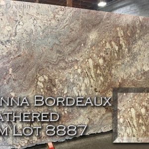 Granite Sienna Bord. Leathered (3CM Lot 8887) Countertop Sample