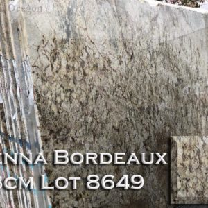 Granite Sienna Bordeaux (3CM Lot 8649) Countertop Sample