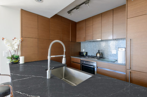 Kitchen With Natural Sorano Countertop