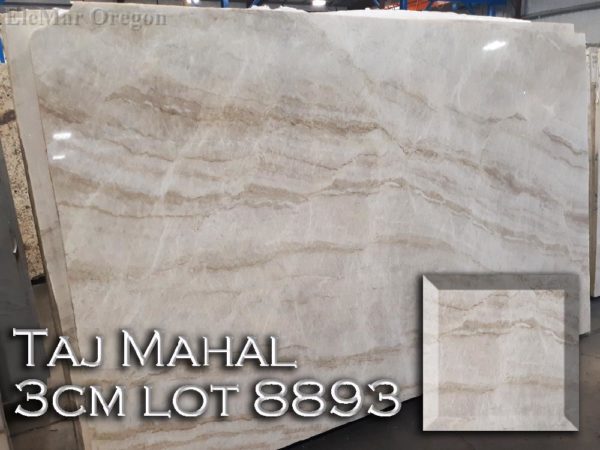 Quartzite Taj Mahal (3CM Lot 8893) Countertop Sample