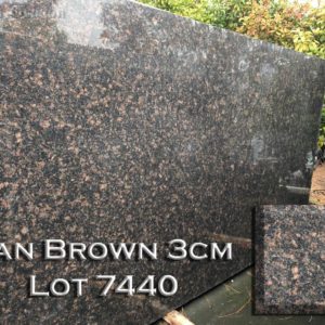 Granite Tan Brown (3CM Lot 7440) Countertop Sample