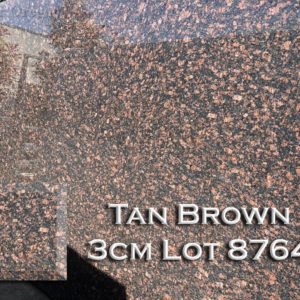 Granite Tan Brown (3CM Lot 8764) Countertop Sample