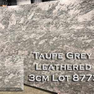 Granite Taupe Grey Leathered (3CM Lot 8773) Countertop Sample