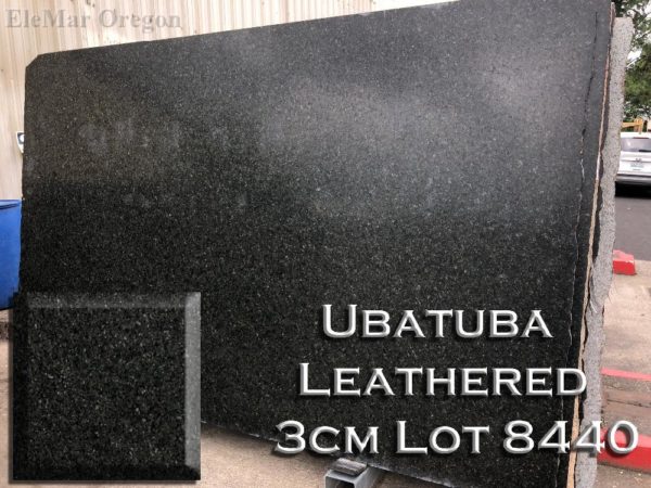 Granite Ubatuba Leathered (3CM Lot 8440) Countertop Sample