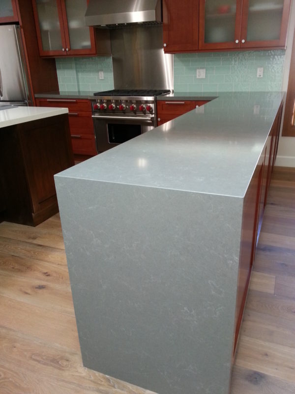 Kitchen With Natural Uliano Countertop