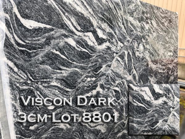 Granite Viscon Dark (3CM Lot 8801) Countertop Sample